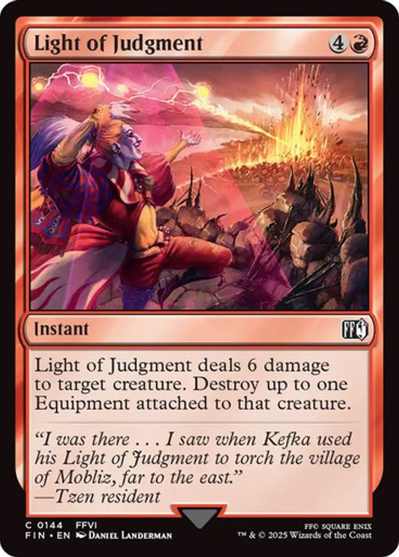 Light of Judgment (Foil)